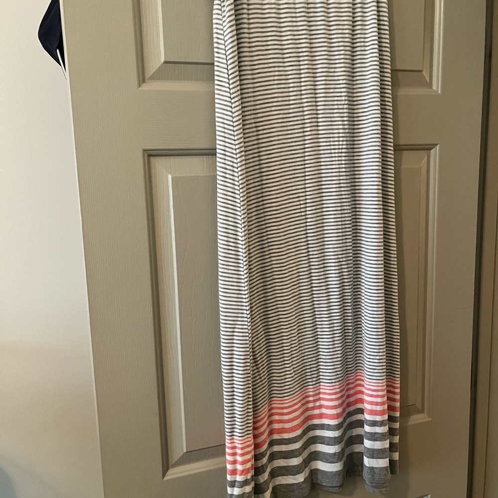 Spandex Comfy Fold-Over Flare Long Maxi Skirt